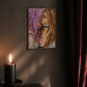 Natali and Lana – 05.11.2022 Limited Edition Acrylic Art (Small)