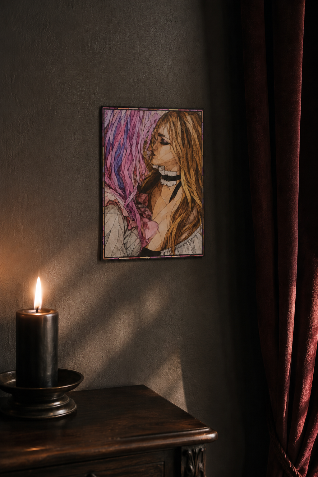Natali and Lana – 05.11.2022 Limited Edition Acrylic Art (Small)