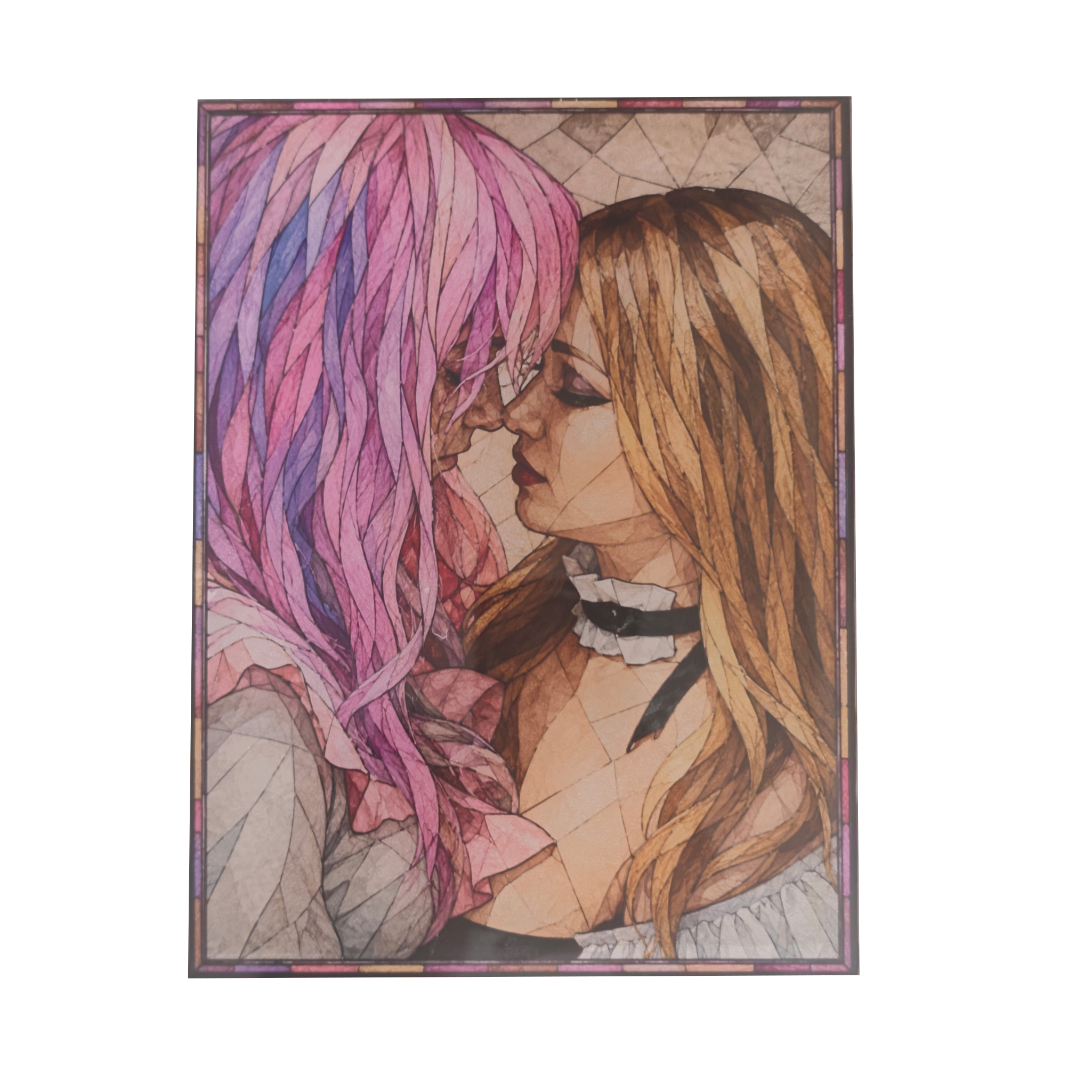 Natali and Lana – 05.11.2022 Limited Edition Acrylic Art (Small) - Image 3